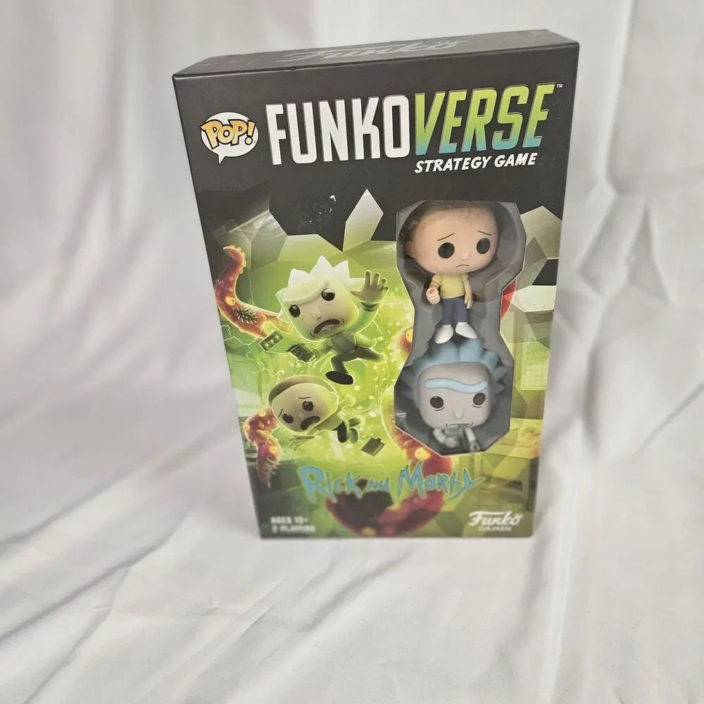 Funko Funkoverse Rick and Morty Strategy Game Exclusive Figures 2 Players 13+